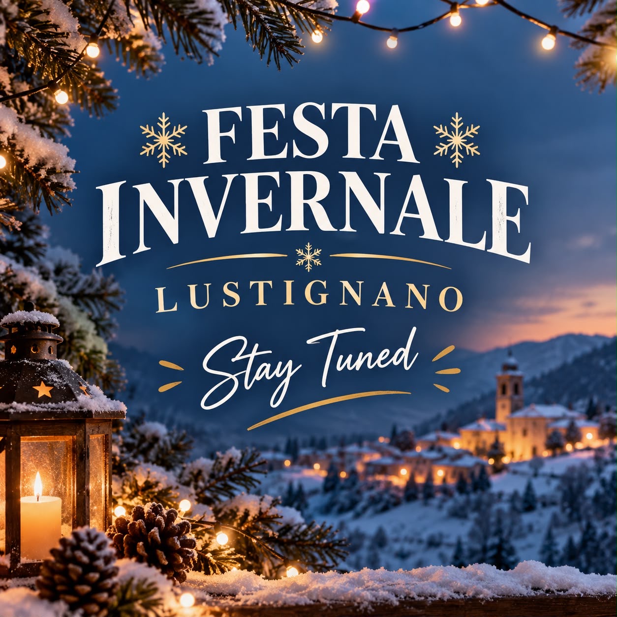 FESTA INVERNALE … WORKING PROGRESS
